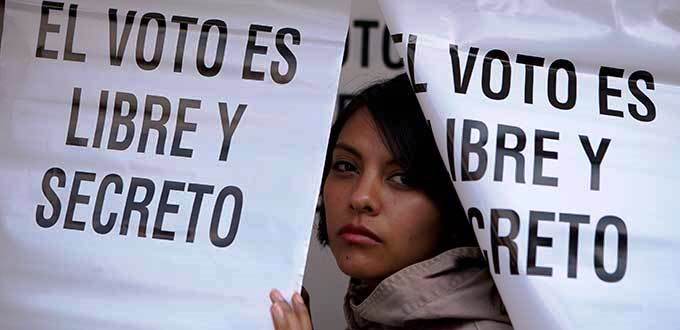 Quienes no pueden votar en México